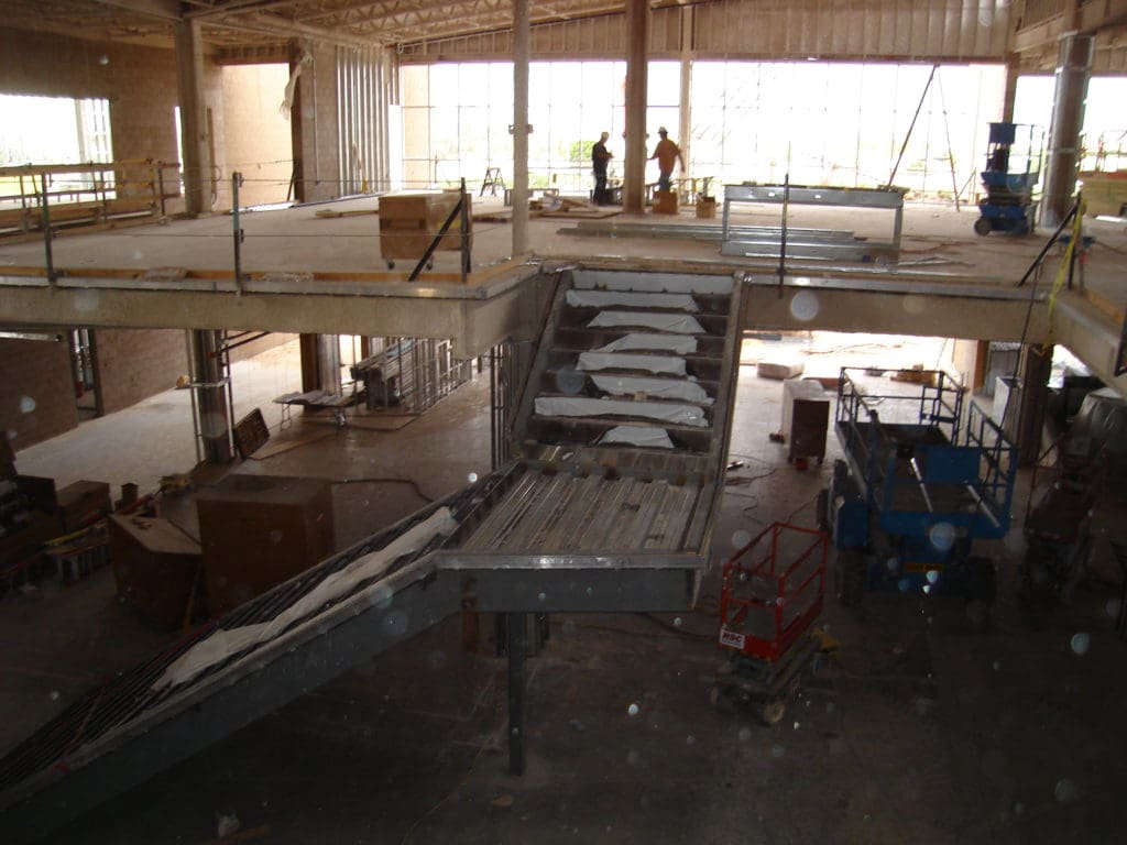 Main Library construction, 2008