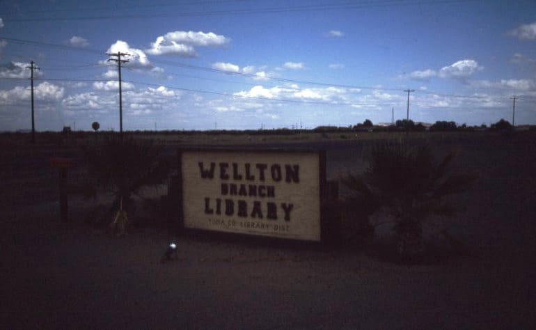 Wellton Library, 1990