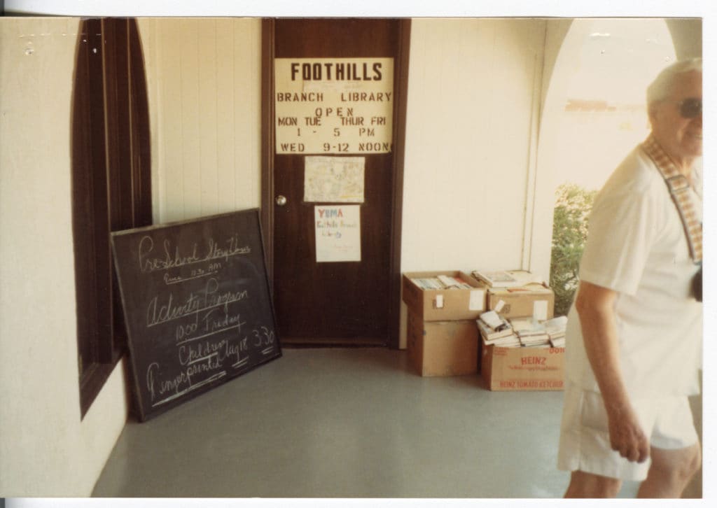 Foothills Mini Branch, 1984
