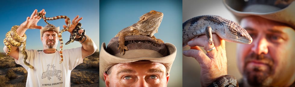 Wildman Phil live reptiles and comedy