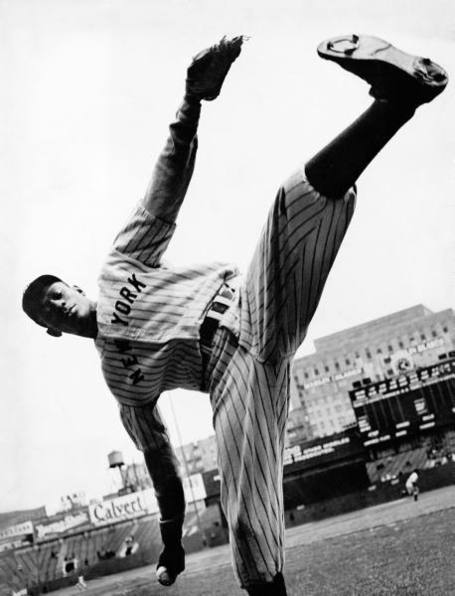 Now pitching for the Yuma Cubs . . . Satchel Paige!